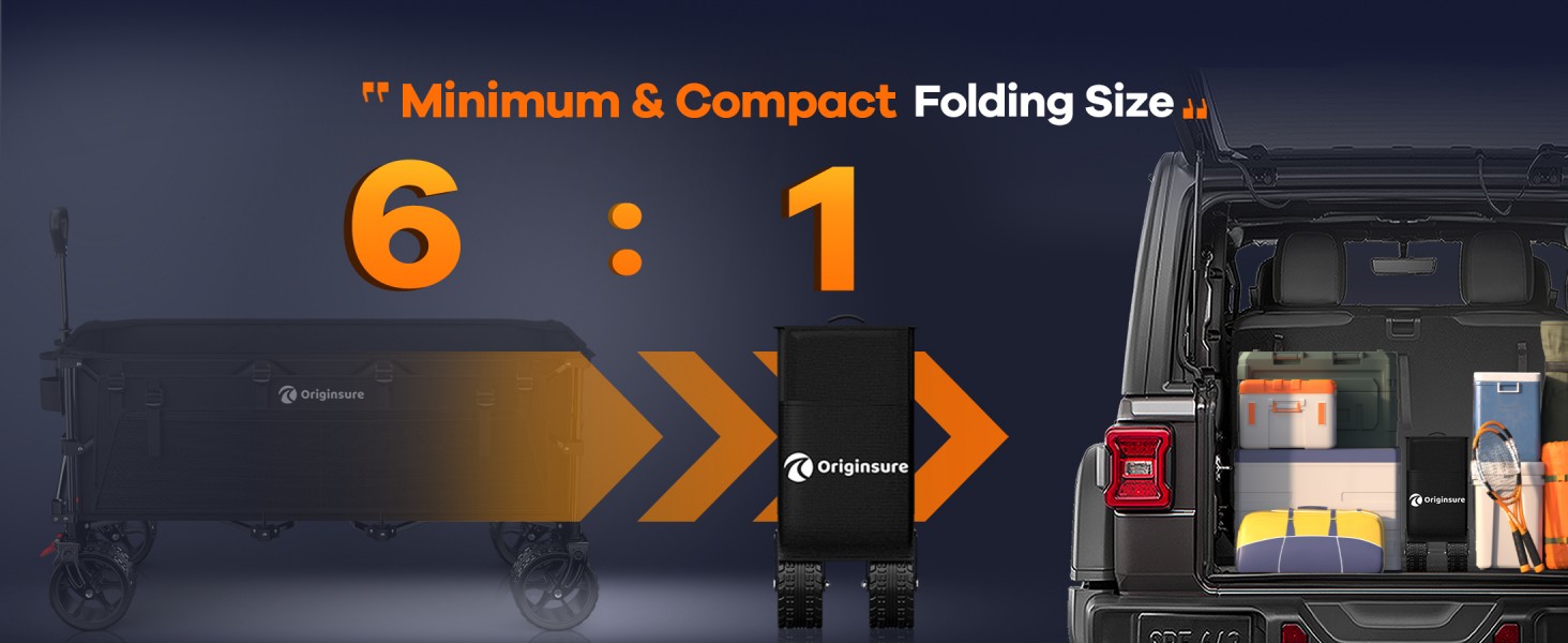 small size easy to fold up and place in the car