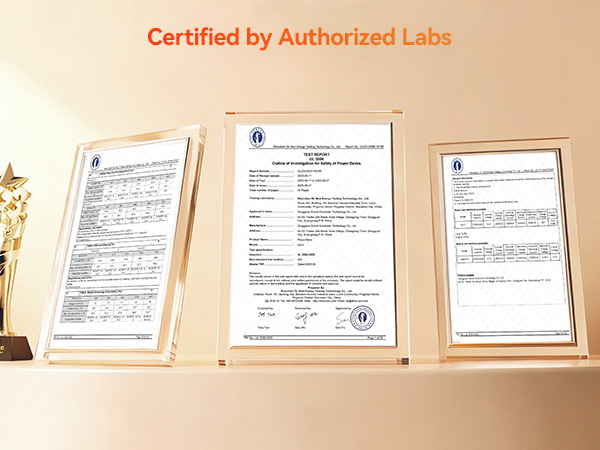 Solar charger Power Bank Certified by Authorized Labs