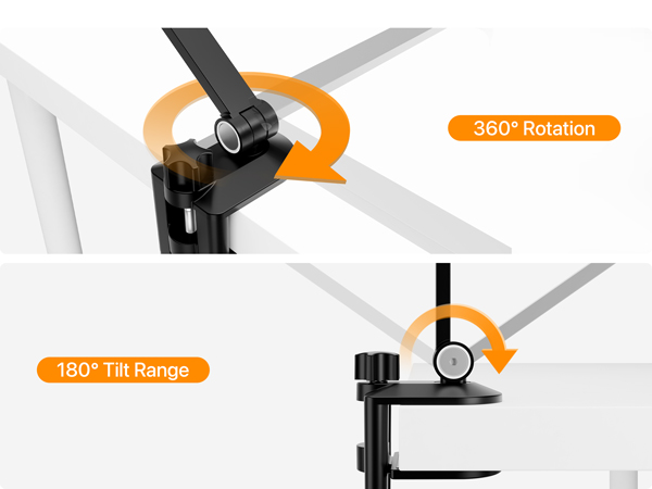 ipad desk mount tablet holder for desk portable monitor mount