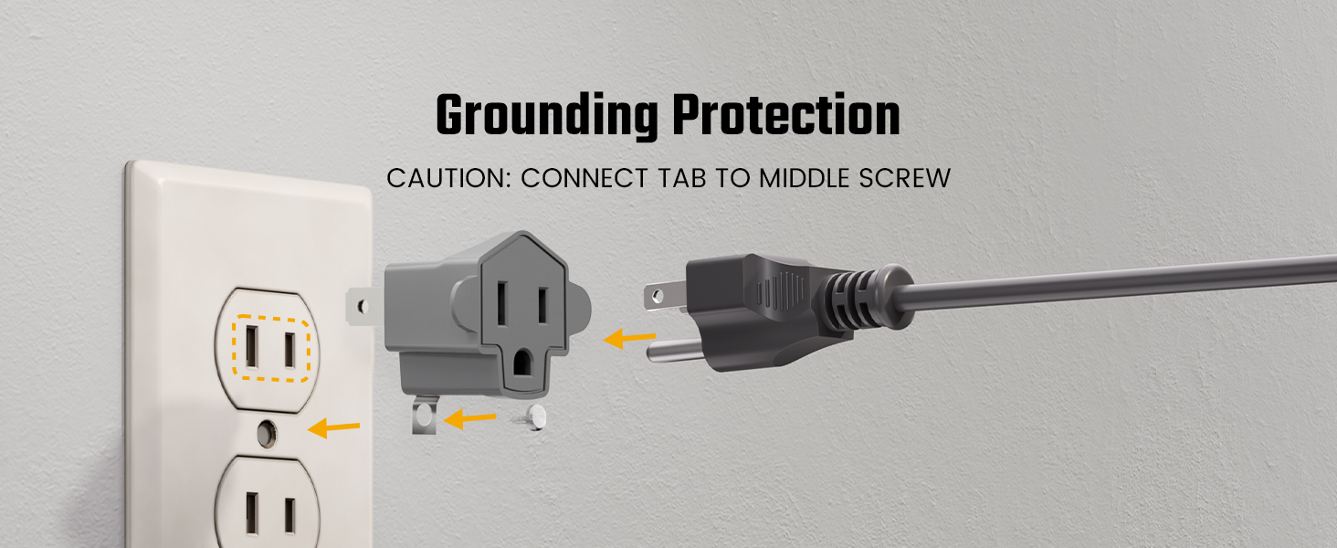 two prong to three prong adapter