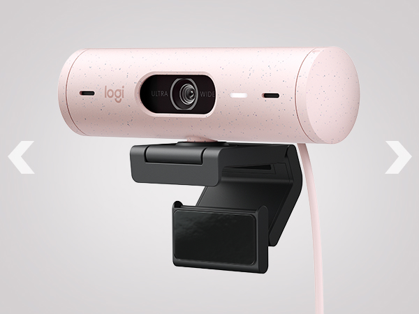 brio 500 full hd rose webcam