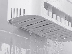Suction cup shower caddy