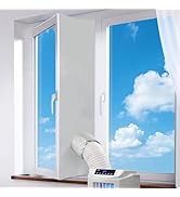 Fohil 500CM (196") Portable AC Window Seal Kit, Window Vent Seal Kit for Portable Air Conditioner...