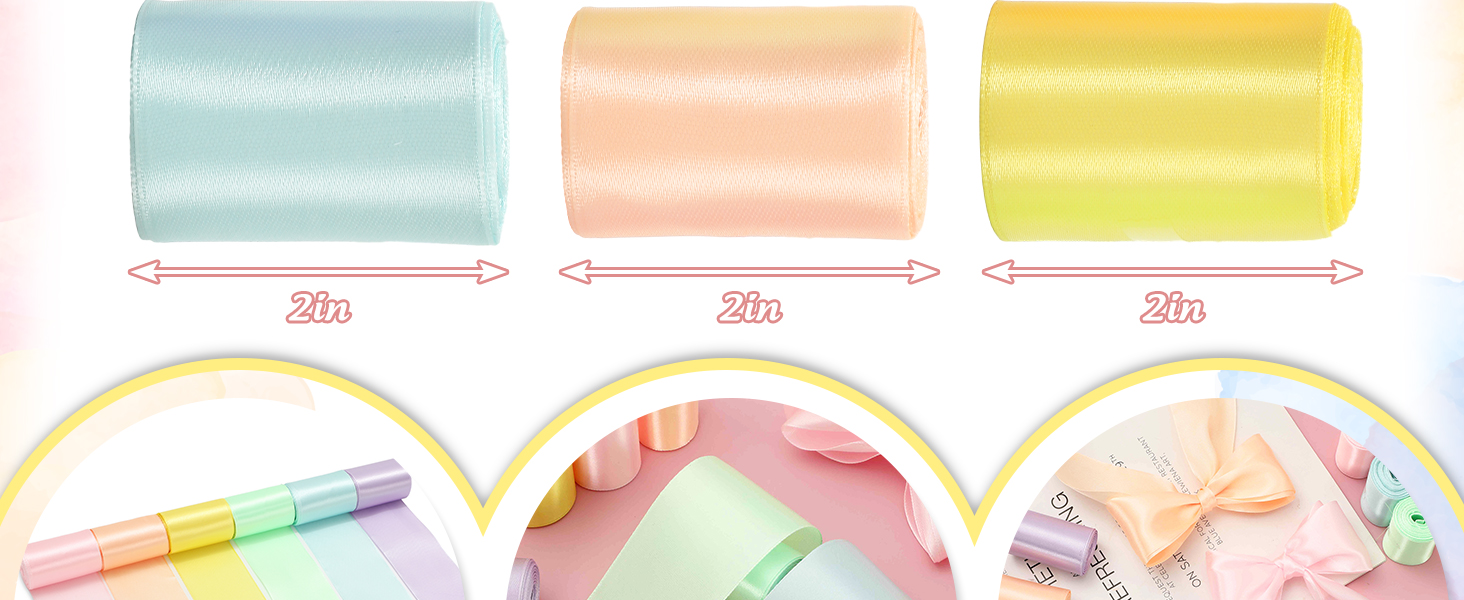 Pastel Satin Ribbon 