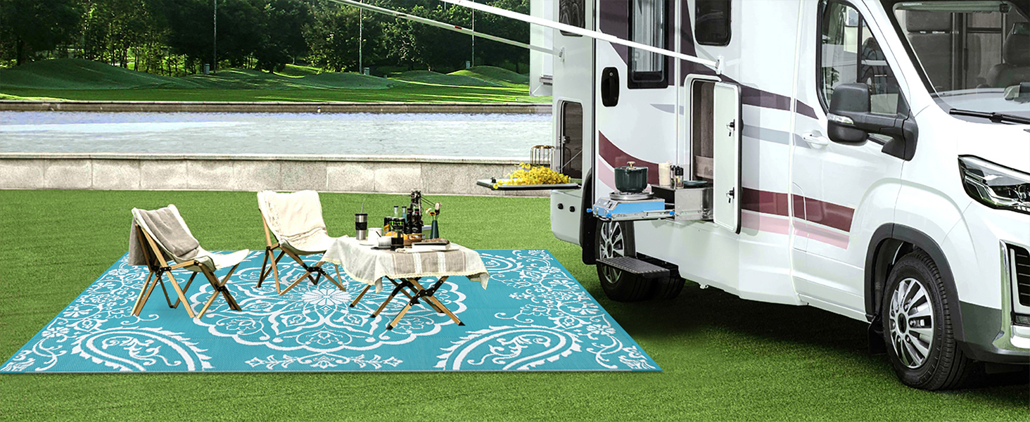 camping rugs for outside your rv