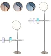 Upgraded Bright Floor Lamp,Modern Adjustable Table Lamp Metal Tall Pole Standing Lamp,Phone Stand...