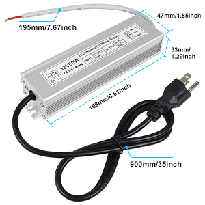12V waterproof power supply
