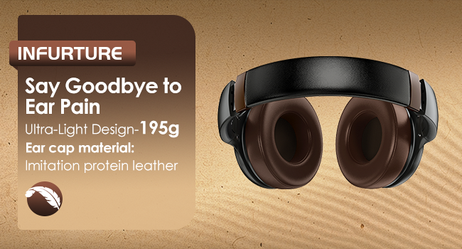 Ultra-Light 195g Comfort: Protein-Leather Earcups