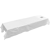 FOMIYES White Bedspread Massage Table Cover Sheet SPA Bed Towel with Face Breath Hole for SPA Tat...