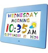 MASSII 2025 Digital Teaching Clock Talking Time, 24 Alarms Custom Reminders, Checklist to-Do List...