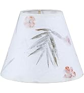 Aspen Creative 56040, Hardback Empire Transitional UNO Lamp Shade, Off White Petal Paper, 5" Top ...