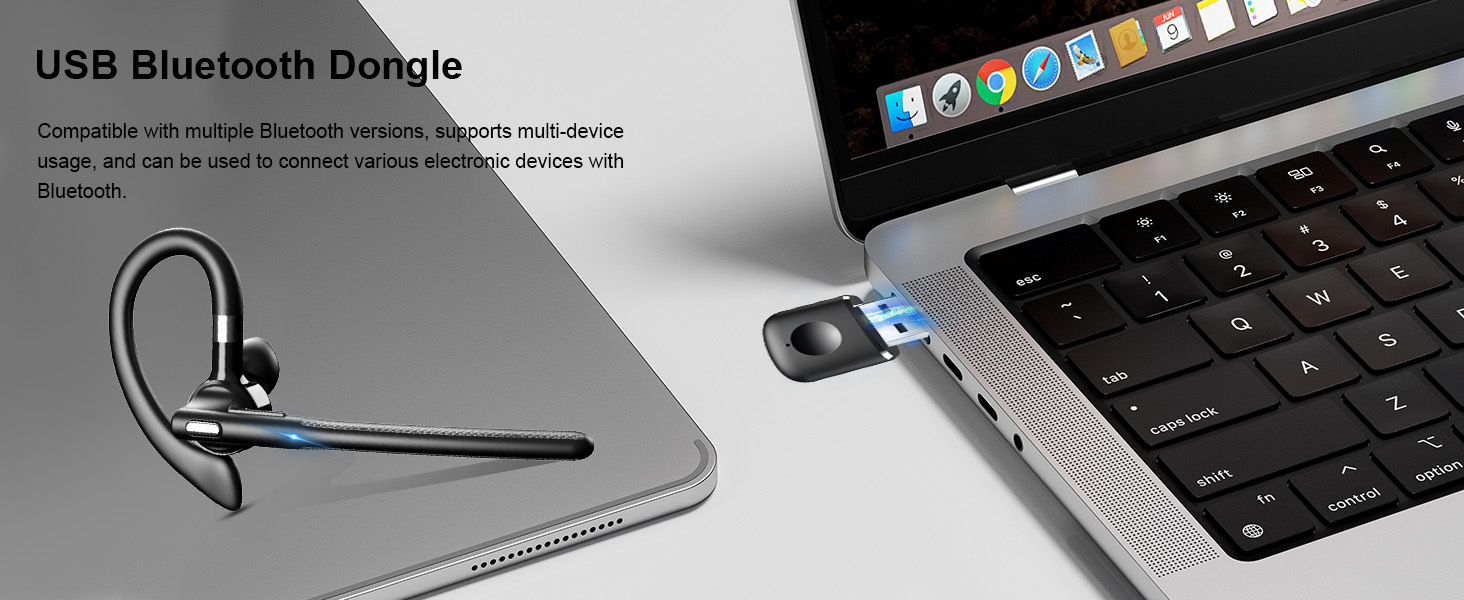 It’s a perfect wireless Headset with mic for PC, phone, laptop, office worker, climber, trucker.
