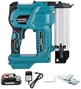 Cordless Nail Gun with 2.0Ah Battery and Charger,18GA 2 in 1 Nailer/Stapler Gun for Upholstery, H...