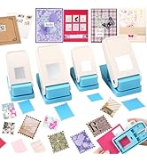 BAOFALI 4Pcs /Set Stamp Puncher Stamp Punch 1x0.8 &amp;1.5 &amp;1 &amp;1.25x1.5inch Postage Stamp Punch |Stam...