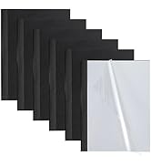 HOUYEE 20 Pack Thermal Binding Presentation Covers,1/16 Inch Spine Holds 15 Sheets, Ultra Clear F...
