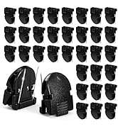 GOOLADA 36Pcs Black Cubicle Clips, Plastic Cubicle Hooks for Fabric Walls, Cubical Accessories fo...