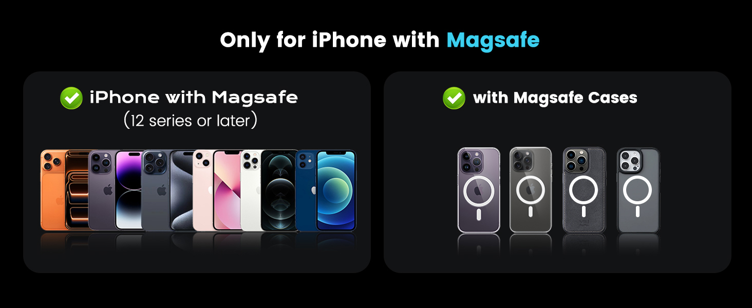 only for iphone with magsafe