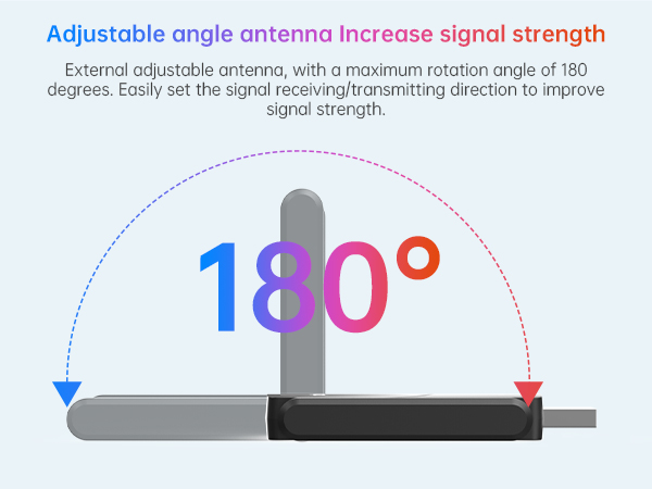 ax5400 usb wifi 6 adapter wifi dongle for desktop laptop pc tri band wireless Wi-Fi network adapter