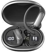 AI Translator Earbuds, Open Ear Bluetooth Headphones [8H+60H] Playback, Bluetooth 5.4 for Clear C...