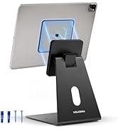 Volcora Universal Magnetic Tablet Stand for Desk Wall Mount iPad Holder with Seperable Magnetic B...