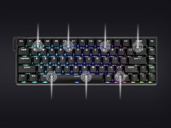 magnetic gaming keyboard