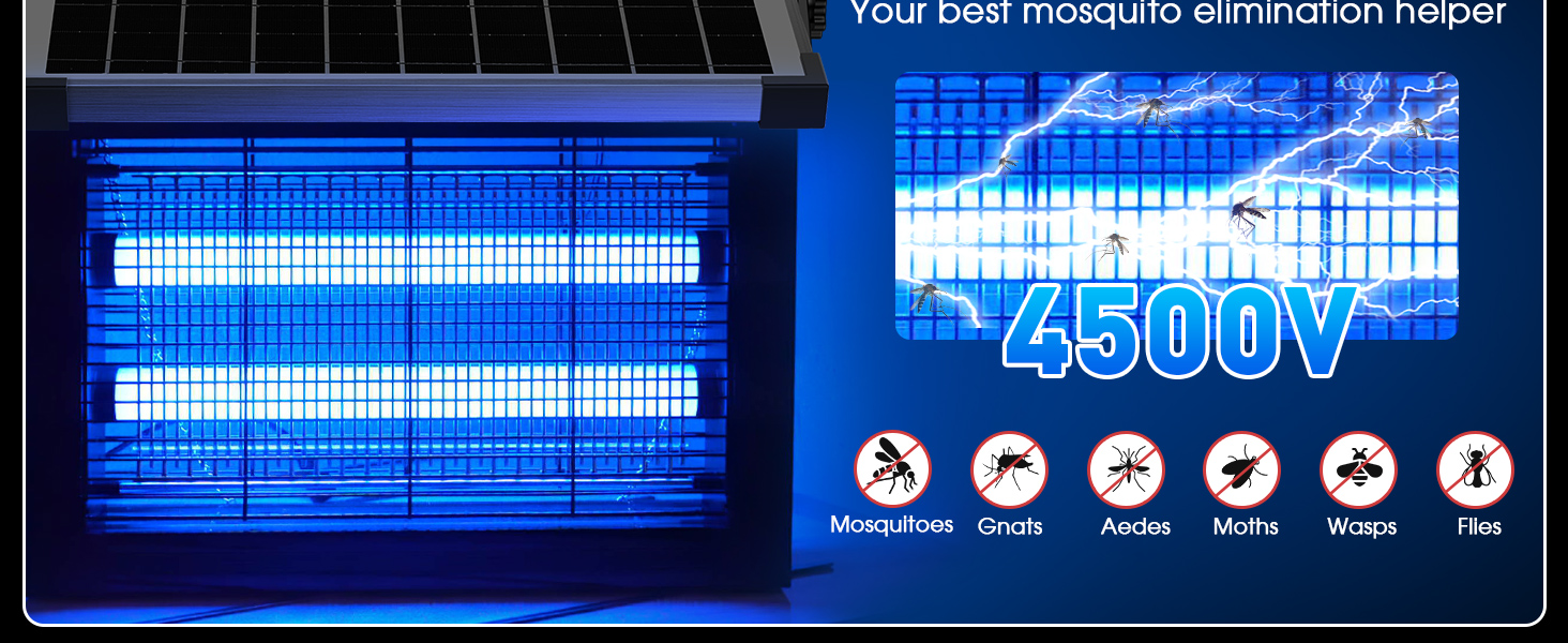 solar mosquito zapper outdoor