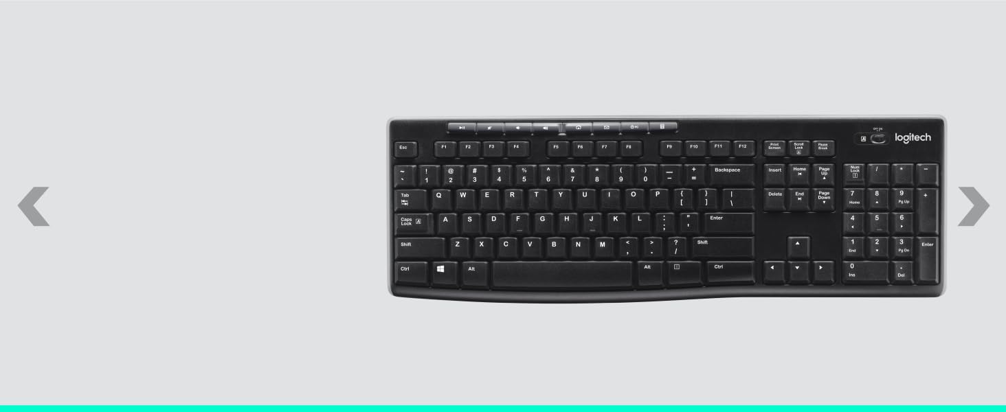 k270 keyboard and mouse wireless combo