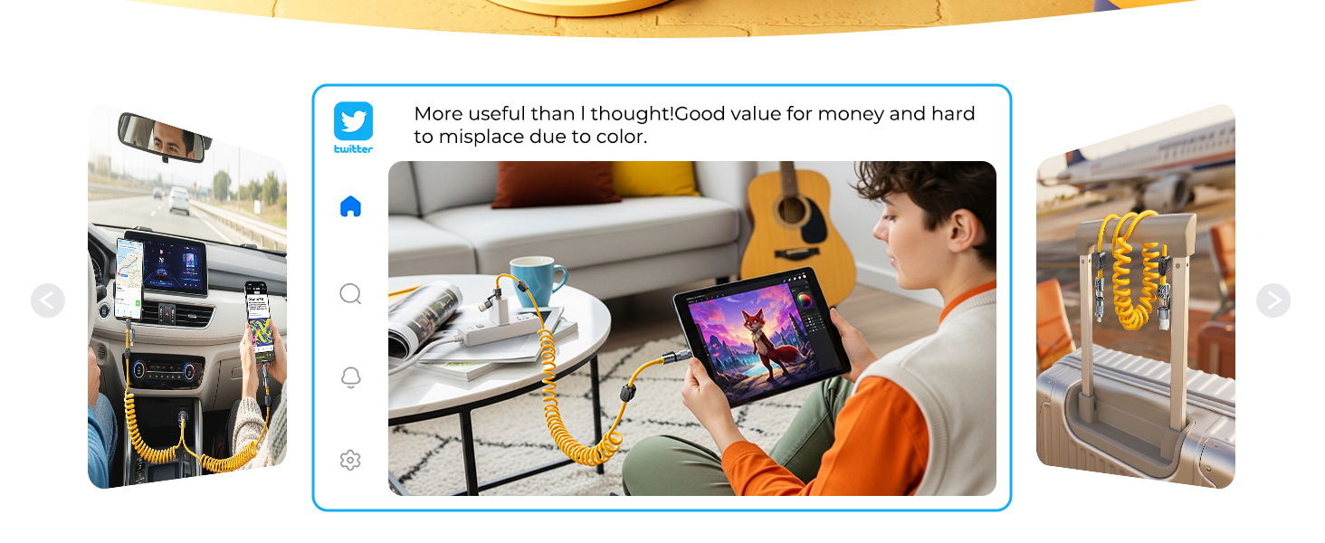 jixivor 4 in 1 usb c cable 140W compatiblle with Lightning cable multi cords