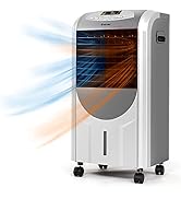 ARLIME 4-IN-1 Evaporative Air Cooler, Heater and Humidifier Combo, 3 Wind Speeds, 4 Modes, 8H Tim...