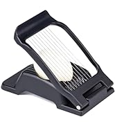Ortarco Egg Slicer for Hard Boiled Eggs, Aluminium Egg Cutter Heavy Duty Stainless Steel Wire