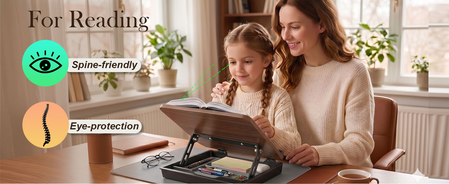 Sturdy support for cookbooks