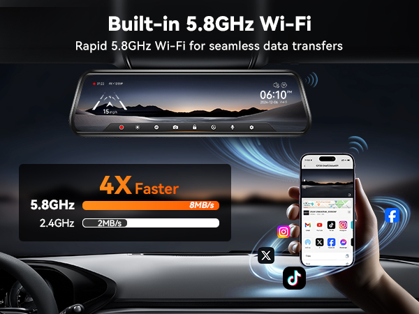 dash cam front and rear