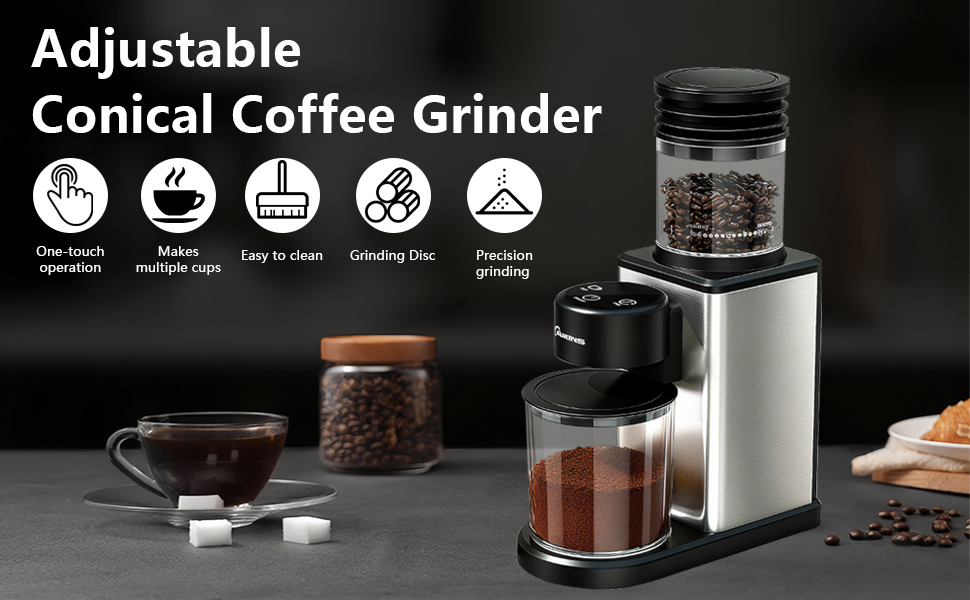 conical burr coffee grinder