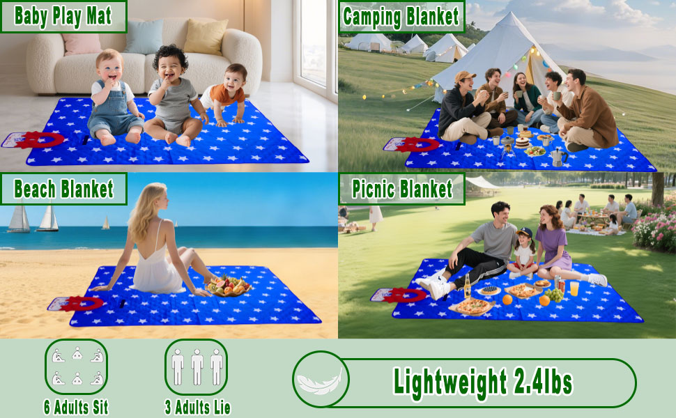 waterproof foldable picnic blanket extra large play mat outdoor manta para beach grass park camping