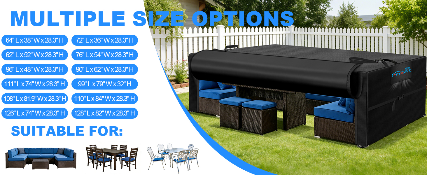 outdoor patio furniture covers