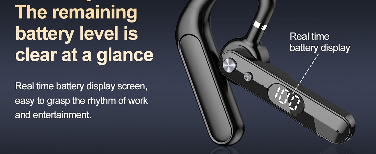 long-lasting single ear bluetooth earpiece