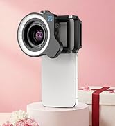 APEXEL 10-20X Macro Lens for iPhone &amp; Android Phones | HD Photography Lens Kit with Universal Cli...