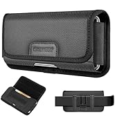 Cell Phone Holster for 4.7-6.1 Inch Smartphones,Nylon Oxford Cloth Cell Phone Belt Pouch Phone Po...