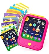 Kids Learning Tablet Educational Learning Pad for Toddlers 2-5 to Learn Alphabets, Numbers, Foods...