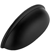 Ravinte 15 Pack 3" Drawer Pulls Flat Black Cabinet Cup Pulls Kitchen Hardware Cabinet Handles Dra...