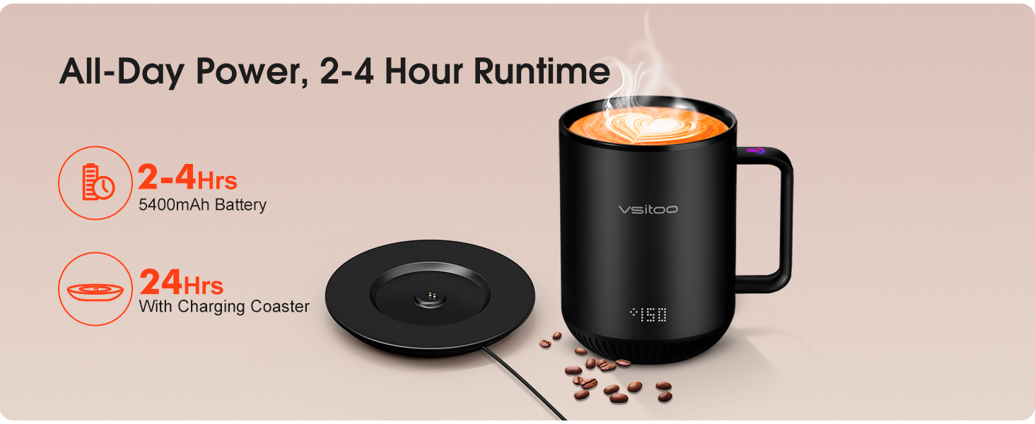 heated coffee mug