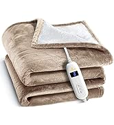 Heated Blanket, Machine Washable Extremely Soft and Comfortable Electric Blanket Throw Fast Heati...