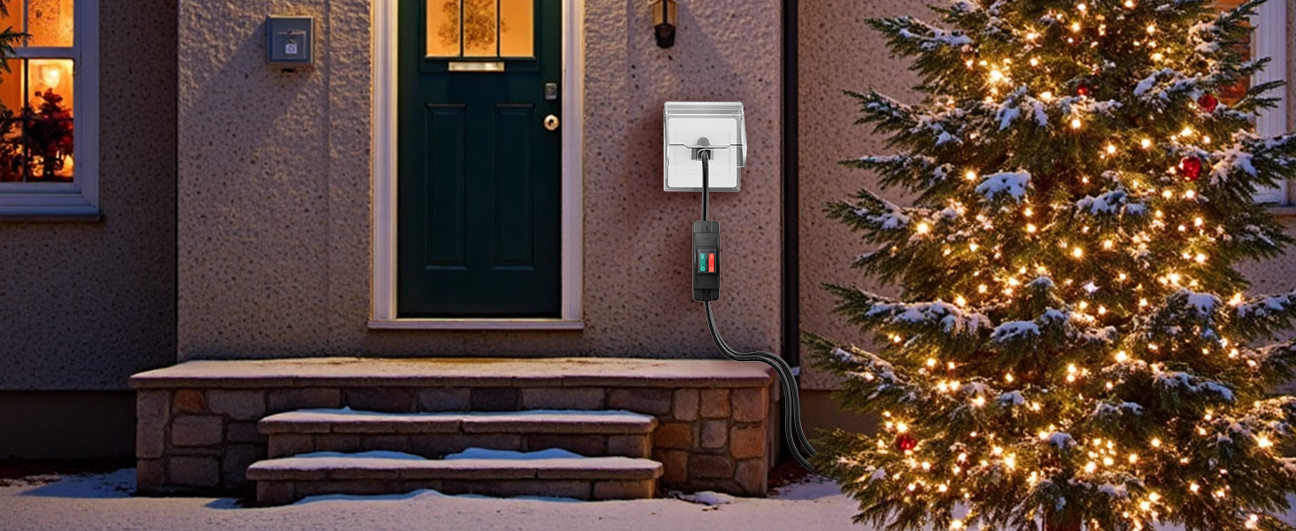 2 Way Power Cord Splitter Cable