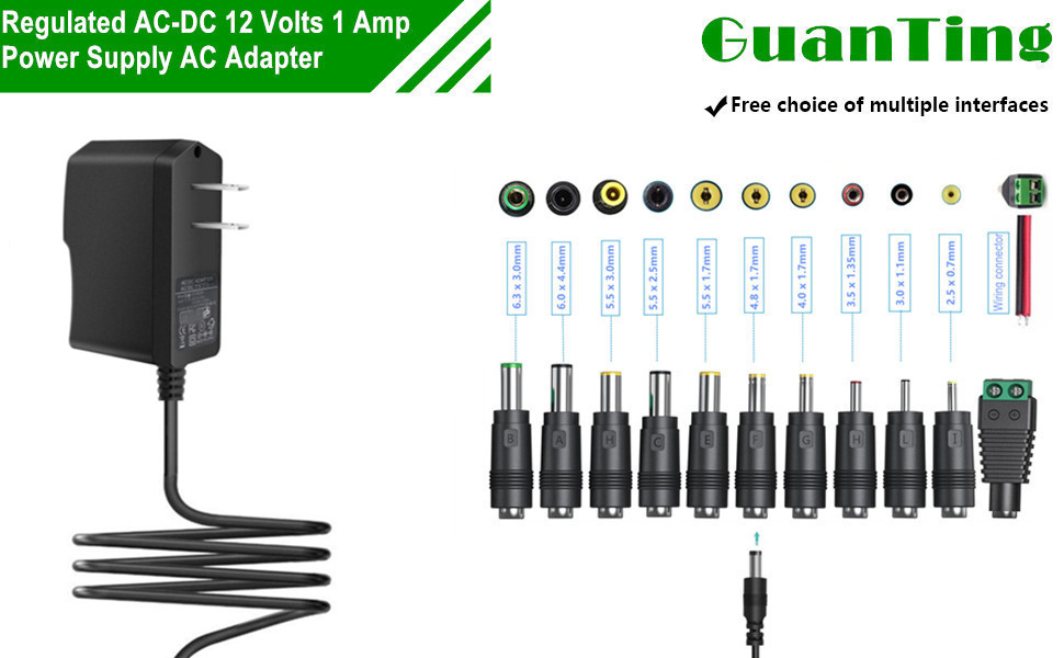 dc12v 1a power supply ac adapter 12v