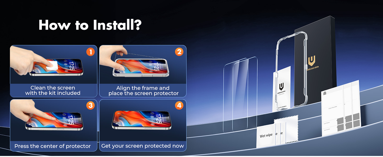 iPhone16 Pro Max screen protector