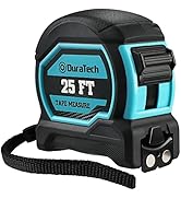 DURATECH Magnetic Tape Measure 25FT with Fractions 1/8, Retractable Measuring Tape, Easy to Read ...