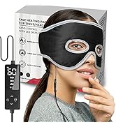 Sinus Relief Mask with 3 Heat Settings for Sinus Pressure Headache Relief, Extra Large Heated Eye...