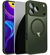 LWLFEKA Magnetic for iPhone 17 Pro Max Case with Privacy Screen Protectors &amp; Camera Cover, Compat...