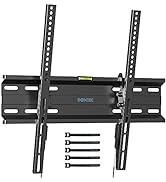 BONTEC Low Profile Tilt TV Wall Mount for 23-60 inch LCD LED OLED TVs, Ultra Slim TV Wall Bracket...