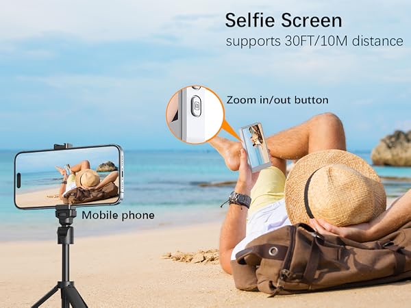 Selfile screen long distance